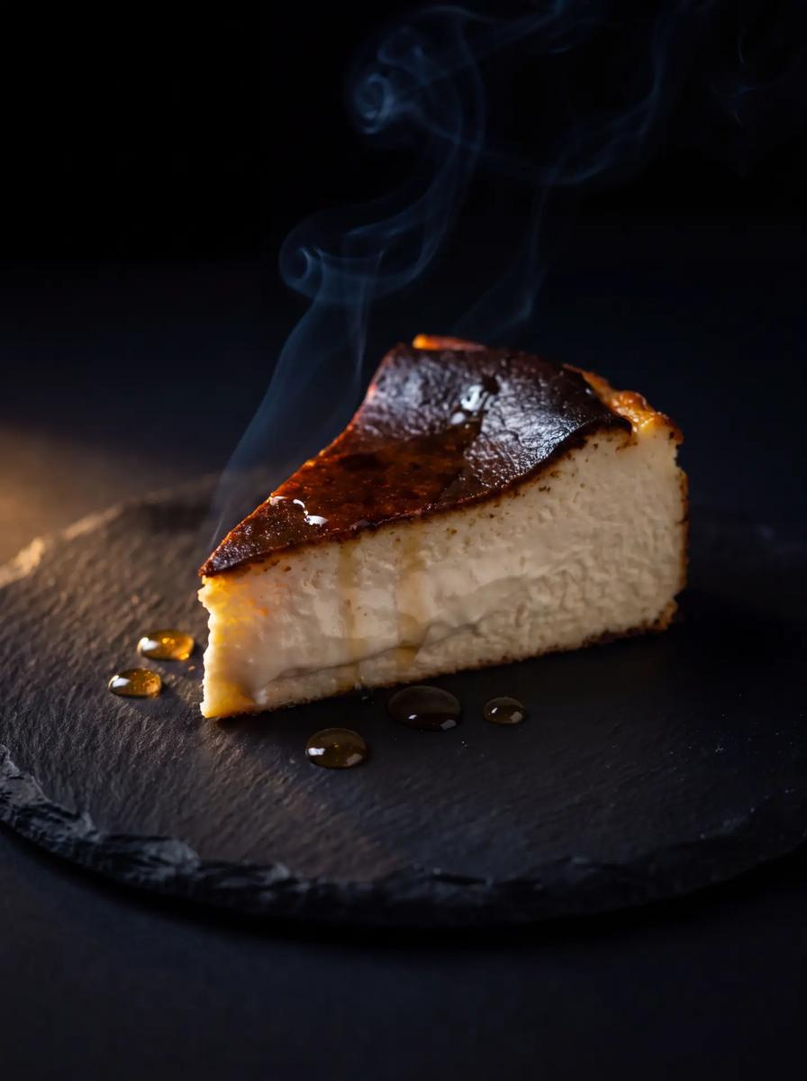 Tarta de queso ahumada